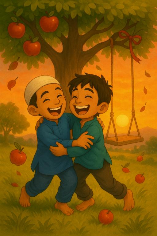 Zayd’s Powerful Lesson Beneath the Apple Tree 6 friends-forgive-smile.