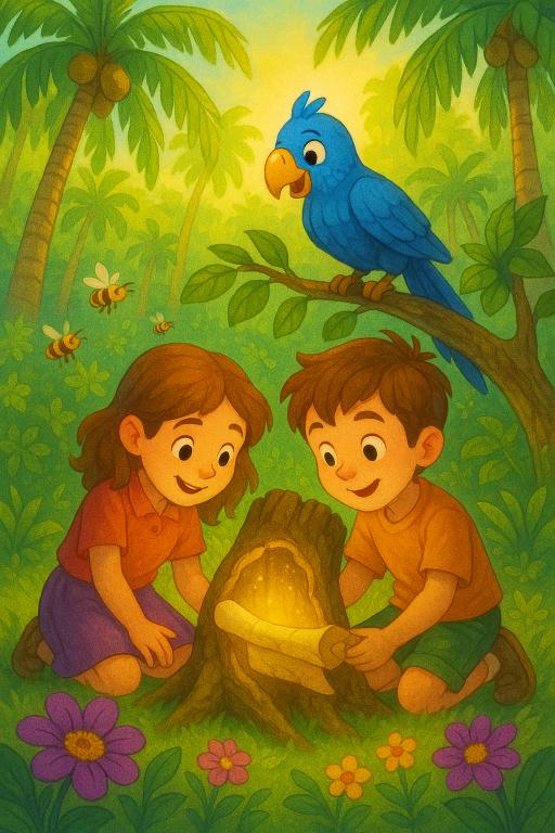 Mysterious Island Quest with Puzzles and Talking Parrots 2 jungle riddle search